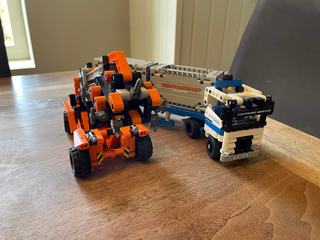 Lego Technic 42062 Container Transport, Ophalen of Verzenden, Gebruikt