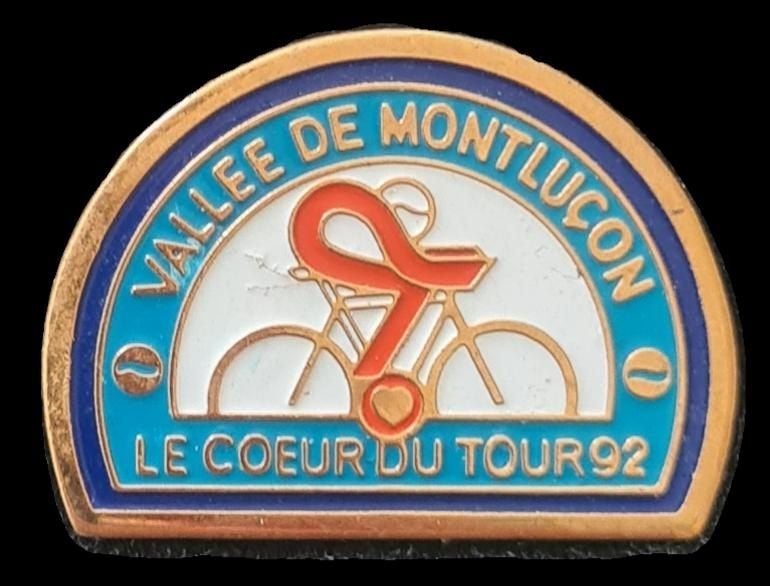 Vallee de Montlucon- wielren pin, Verzenden, Nieuw, Transport, Speldje of Pin