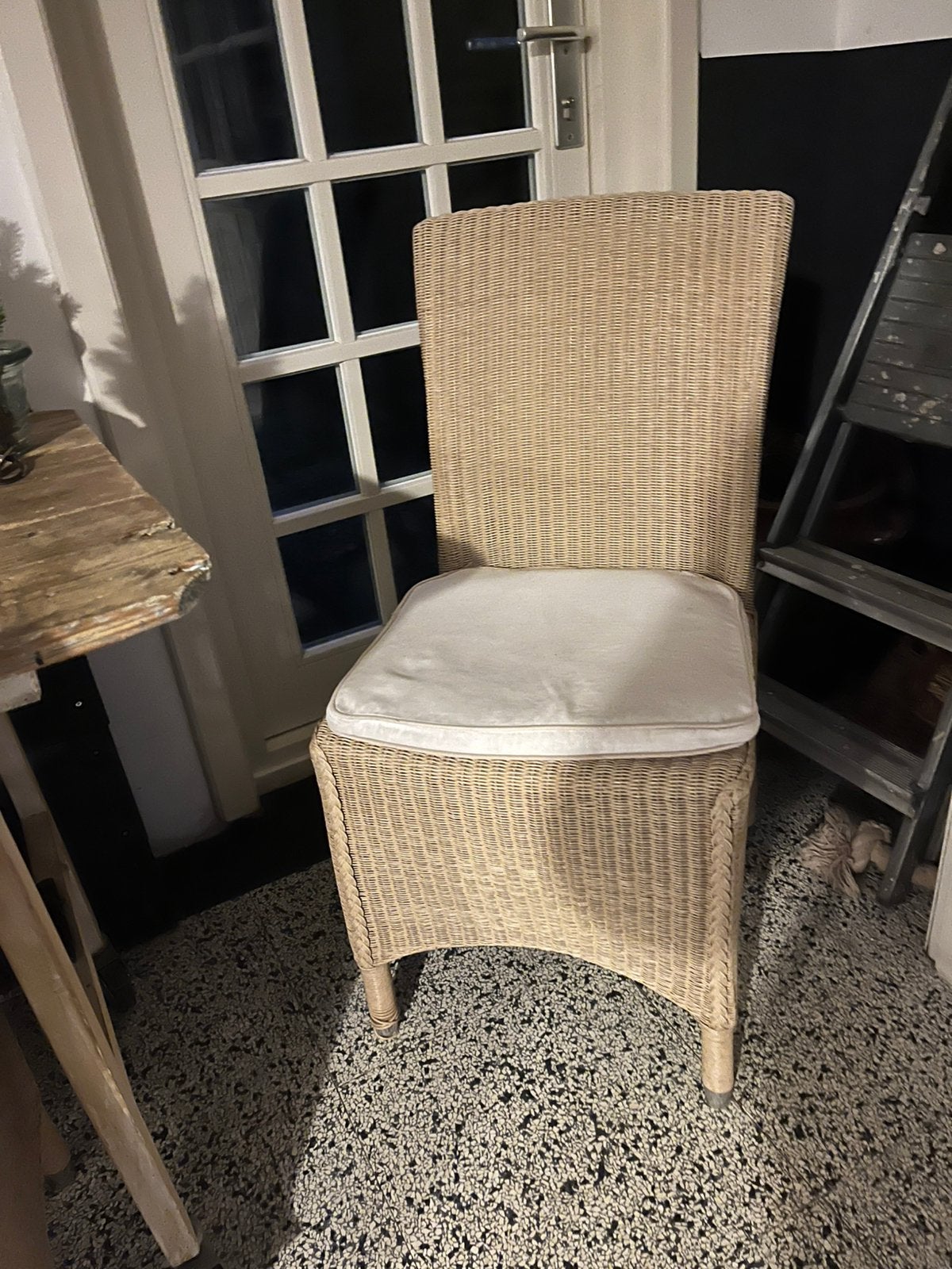 4 prachtige rotan stoelen zgan, Ophalen of Verzenden, Zo goed als nieuw, Bruin, Twee