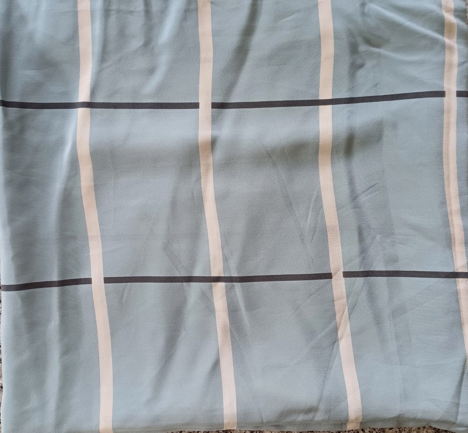 Haute Couture Zijden Blouse Stof - Lichtblauw, Grijs, Ecru, Verzenden