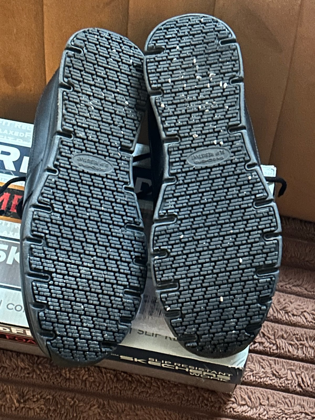 Skechers Work Nampa SR - Zwarte antislip schoenen, Kleding | Heren, Ophalen of Verzenden, Nieuw, Zwart, Sneakers of Gympen