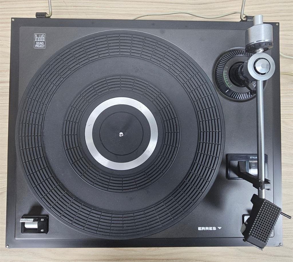 Vintage platenspeler van het merk Erres, model 437., Ophalen of Verzenden, Gebruikt, Thorens