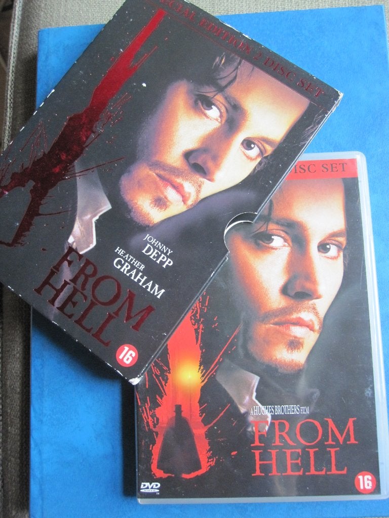 From Hell (2001) 2 disc, Vanaf 16 jaar, Nederlands, Actiethriller, Ophalen of Verzenden