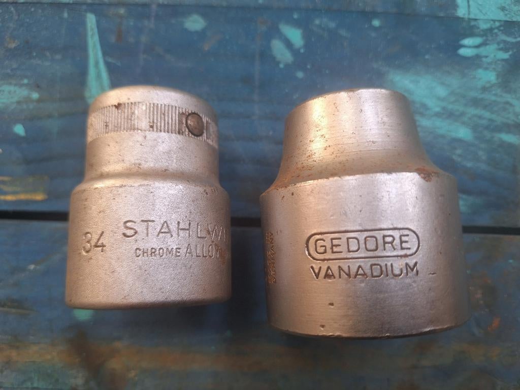 Doppenset Gedore Stahlwille 3/4", Ophalen of Verzenden