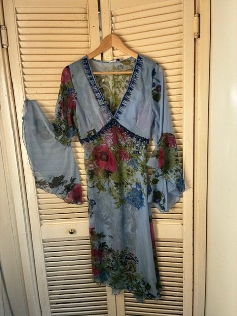 Tuniek-Jurk Boho Ibiza Style Maat L - NIEUW, Blauw, Maat 42/44 (L), Nieuw, Ophalen of Verzenden