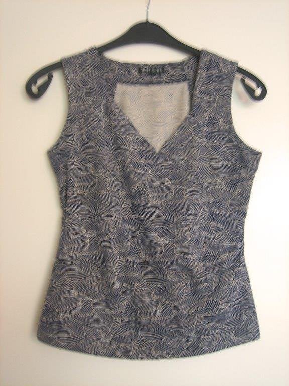 Prachtige blauw-beige top (of combinatie) ZILCH, M snazzeys, Kleding | Dames, Maat 38/40 (M), Blauw, Ophalen of Verzenden, Zo goed als nieuw