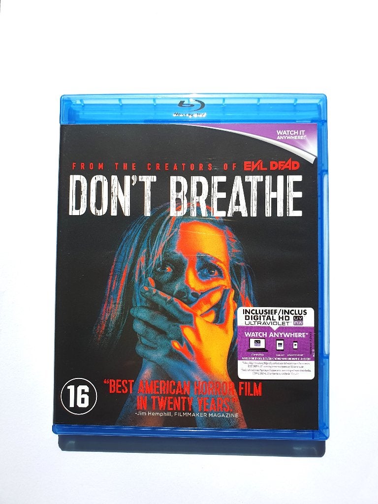Don't Breathe, Ophalen of Verzenden, Zo goed als nieuw, Horror