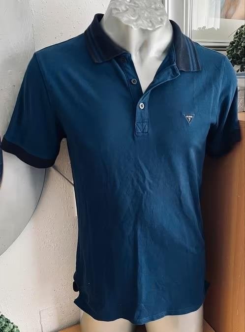Guess polo maat S[44], Ophalen of Verzenden, Zo goed als nieuw, Maat 46 (S) of kleiner, Blauw