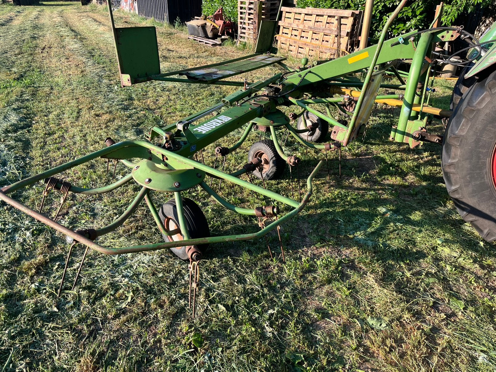 Schudder hark hooimachine kipper kiepwagen pz Cyclomaaier, Zakelijke goederen, Ophalen, Weidebouw
