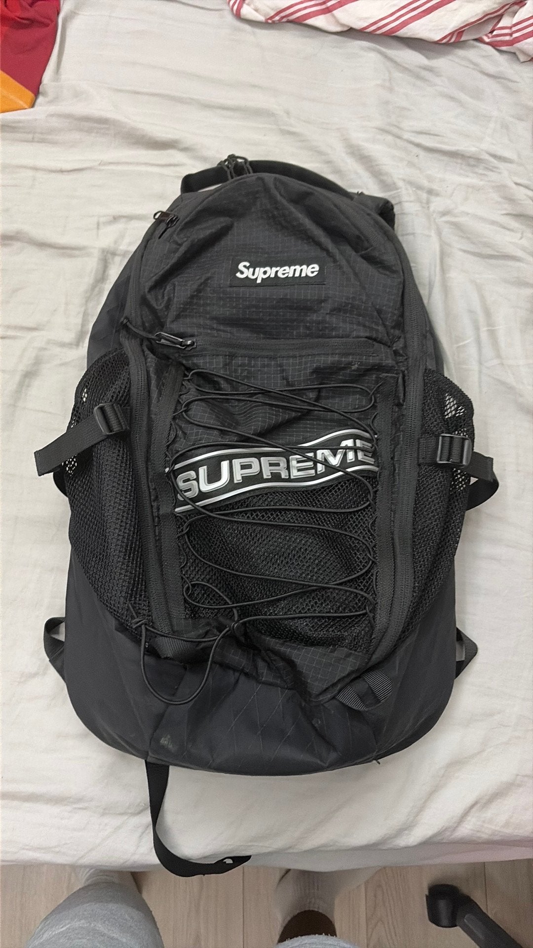 Supreme rugtas, Ophalen of Verzenden, Zo goed als nieuw