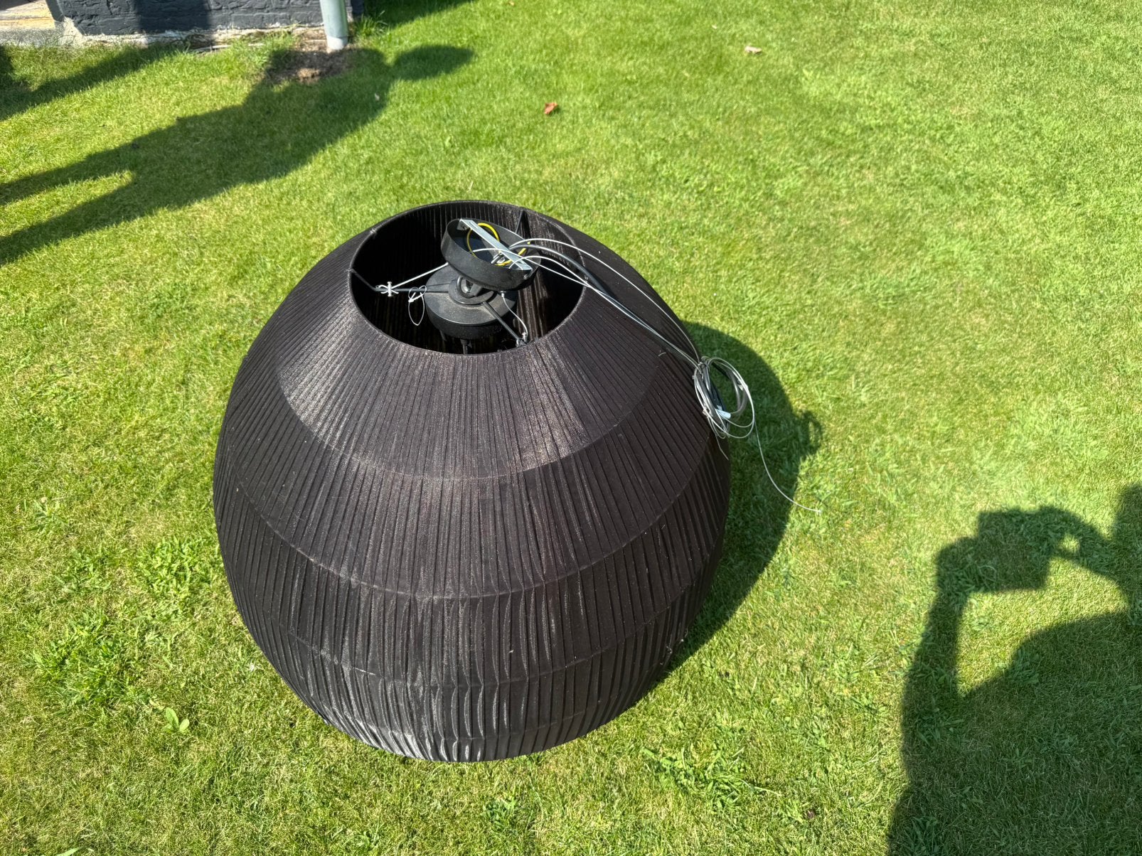 Prachtige grote lifestyle lamp, Ophalen, Zo goed als nieuw, Beton, Waterornament