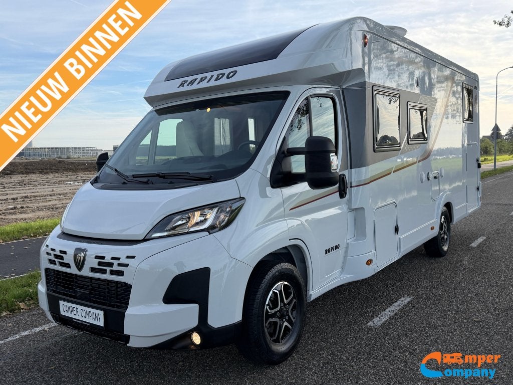 Rapido 666 F Lengte bedden | Automaat | Face To Face zit, Automaat, Hordeur, Ringverwarming, Fiat