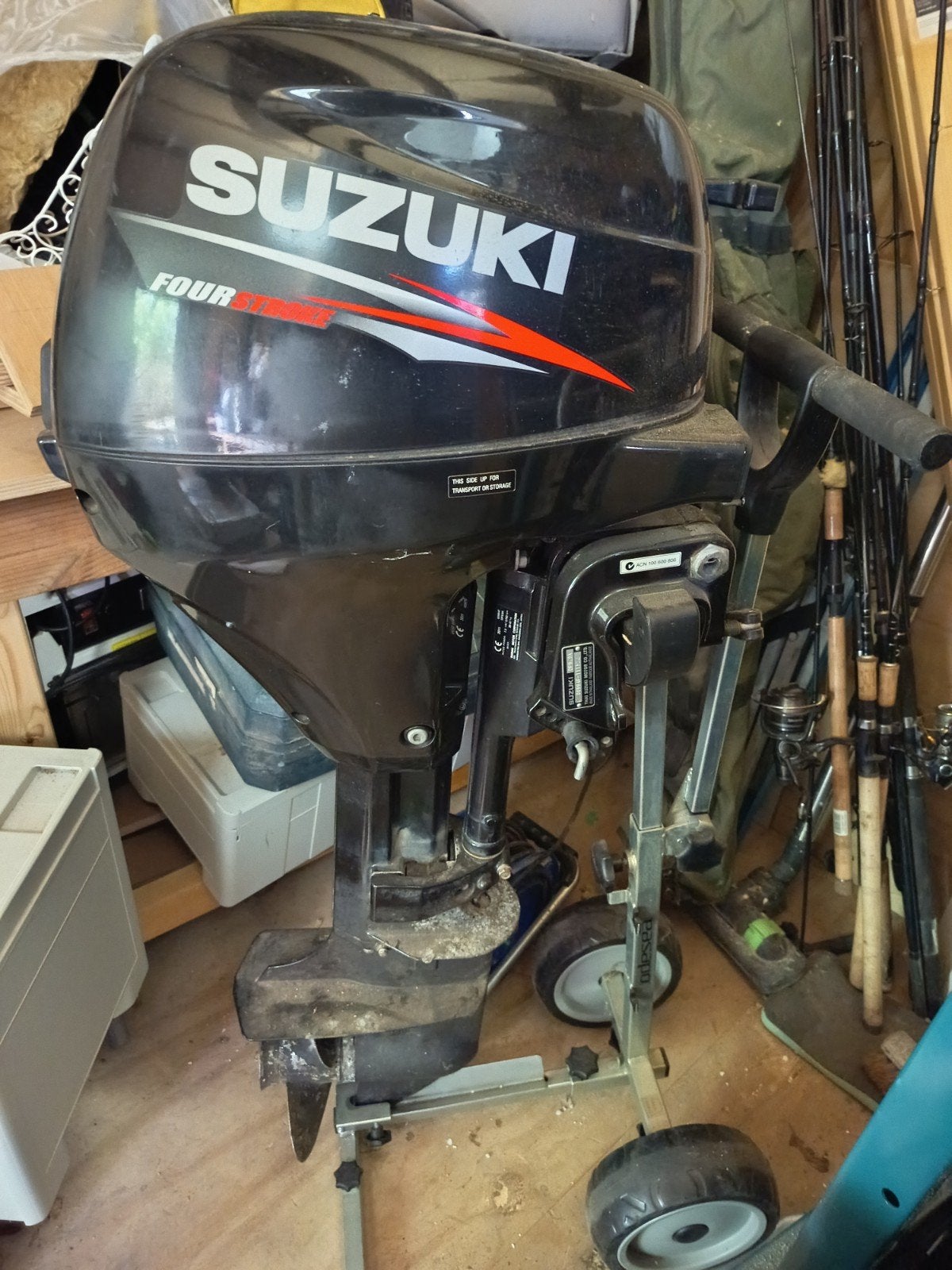 Suzuki Four Stroke Buitenboordmotor - 9.9 PK, Gebruikt, 5 tot 10 pk, Viertaktmotor, Ophalen of Verzenden