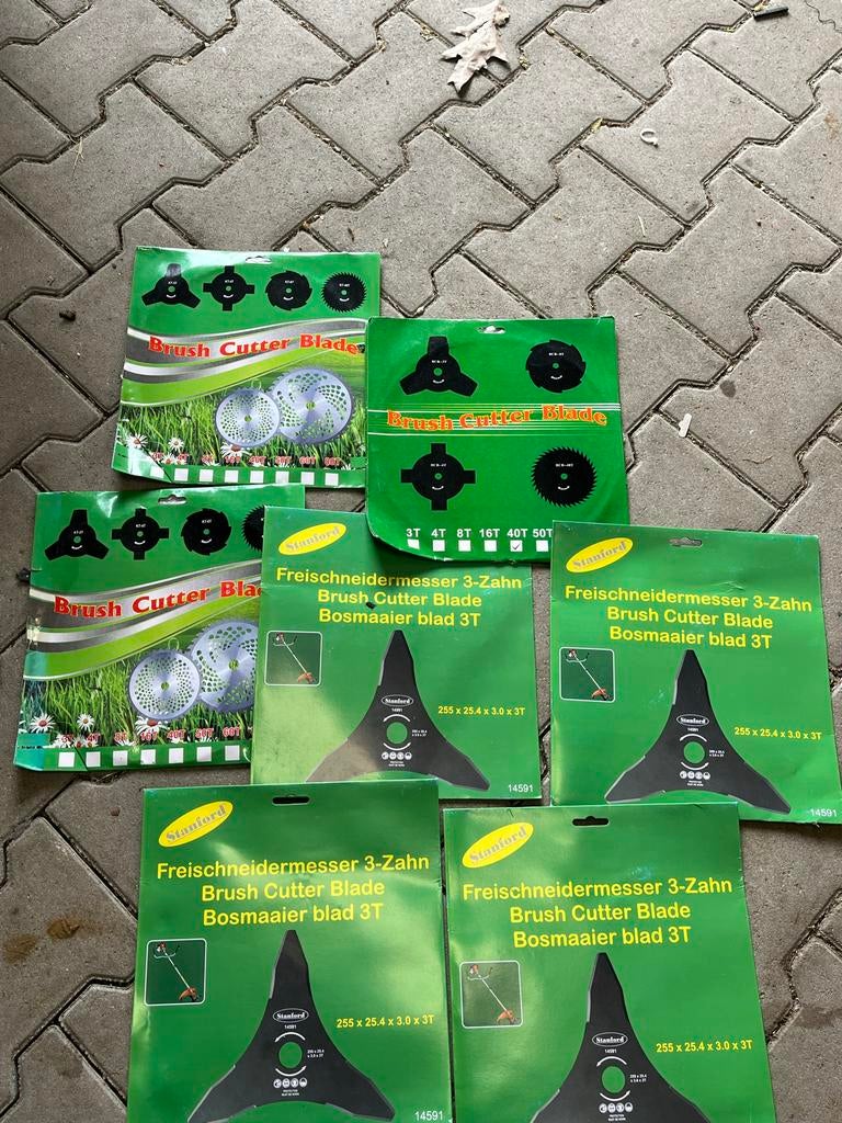Set Bosmaaier messen - Diverse types en maten, Ophalen of Verzenden, Nieuw, 10 tot 30 cm, Benzine
