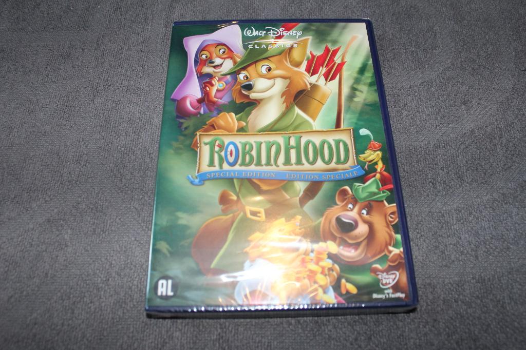DVD Robin Hood, Tekenfilm, Ophalen of Verzenden, Nieuw in verpakking, Alle leeftijden