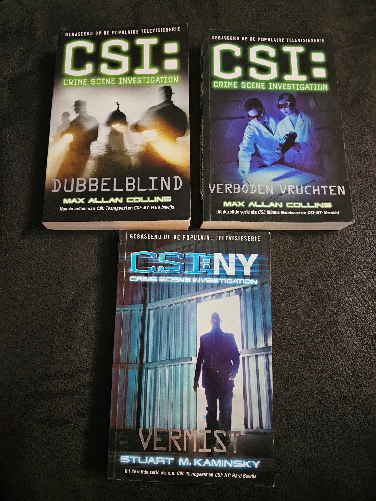 3x CSI boeken, Ophalen of Verzenden, Zo goed als nieuw, M. Collins