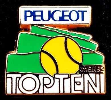 Peugeot Caen- Top Ten pin, Verzamelen, Verzenden, Nieuw, Transport, Speldje of Pin