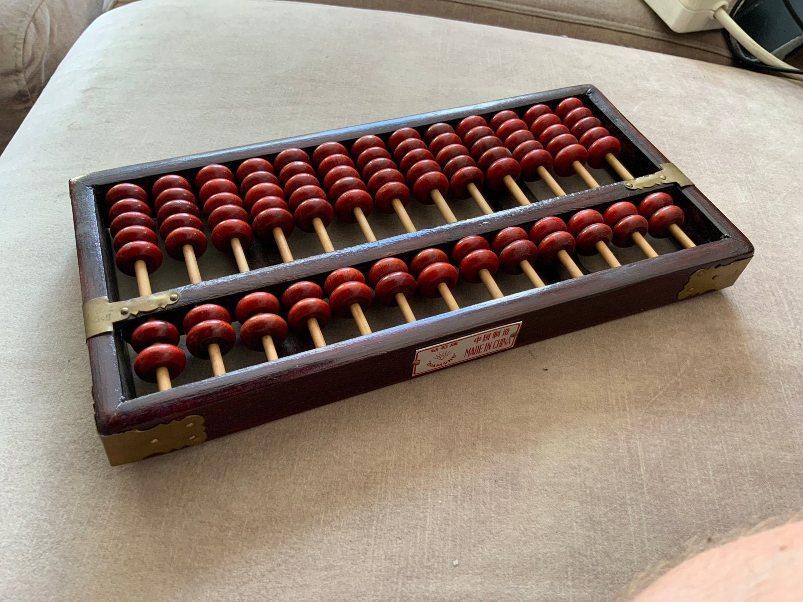 Vintage Chinese Abacus - Houten Telraam, Antiek en Kunst, Ophalen of Verzenden