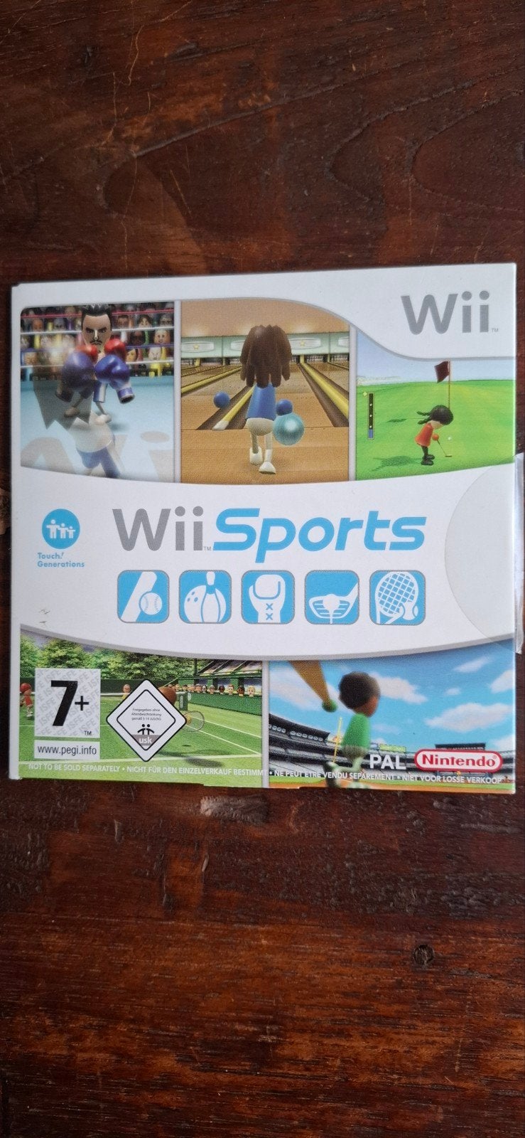 Wii Sports - Nintendo Wii (PAL), Ophalen, Gebruikt, Zonder controller, Met games