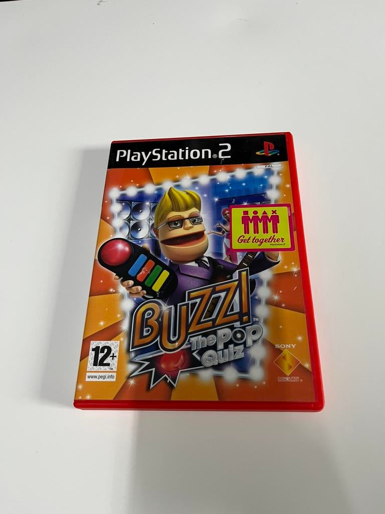 Buzz the pop quiz Ps2, Puzzel en Educatief, Ophalen of Verzenden, Zo goed als nieuw, 3 spelers of meer