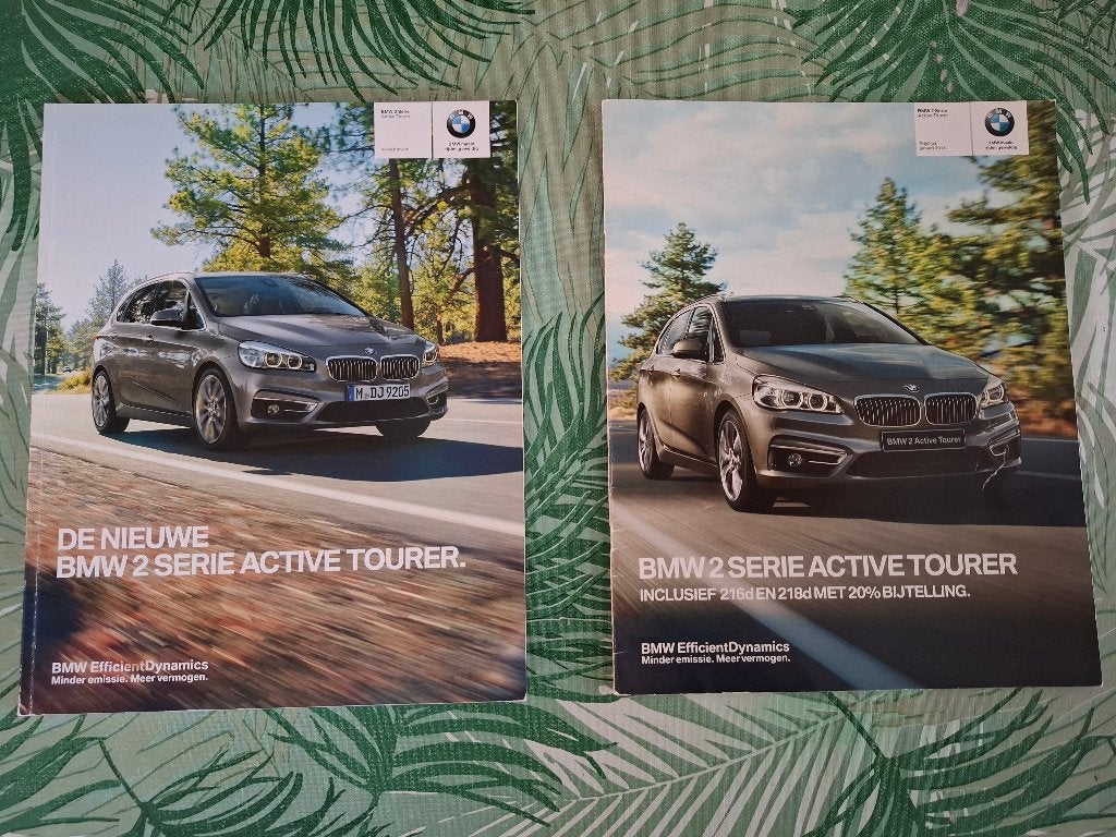 BMW 2-serie ACTIVE TOURER Brochure (Nederlands) + Prijslijst, Boeken, Ophalen of Verzenden, Gelezen, BMW