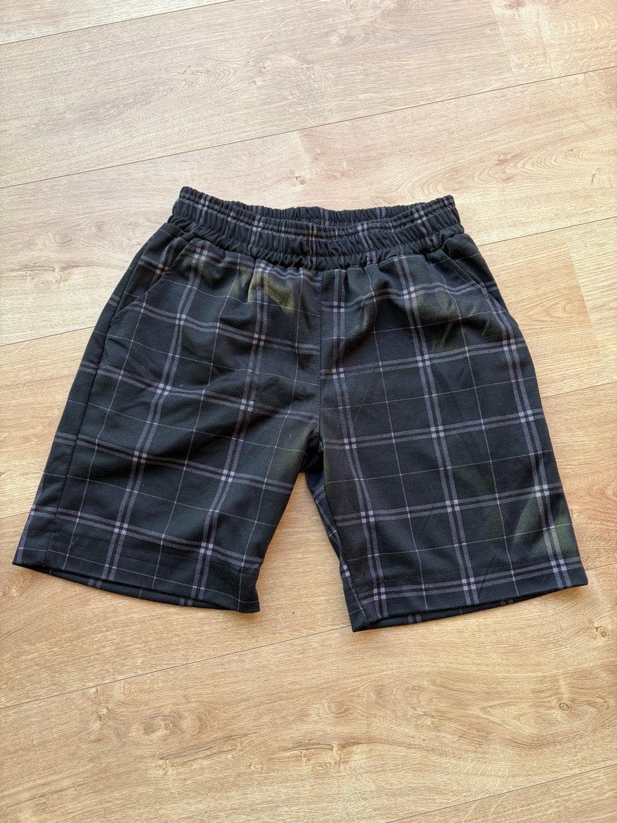 Cotton District geruite korte broek - Maat L, Kleding | Heren, Ophalen of Verzenden, Zo goed als nieuw, Maat 52/54 (L), Zwart