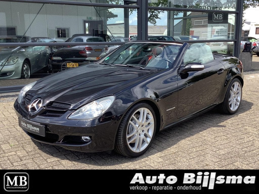 Mercedes SLK-klasse 200 K. Edition 10, xenon, airscraft, zee, Auto's, Achterwielaandrijving, Gebruikt, 4 cilinders, Bedrijf