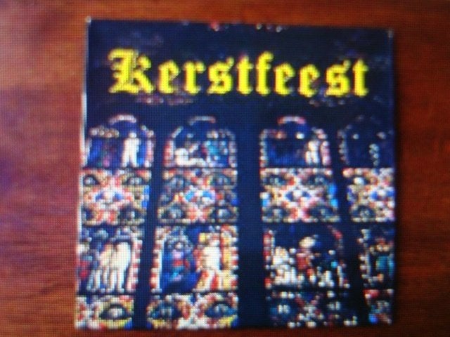 LP "Kerstfeest" Kerstliederen Ton Vijverberg, Ophalen of Verzenden, Zo goed als nieuw, 12 inch, Levenslied of Smartlap