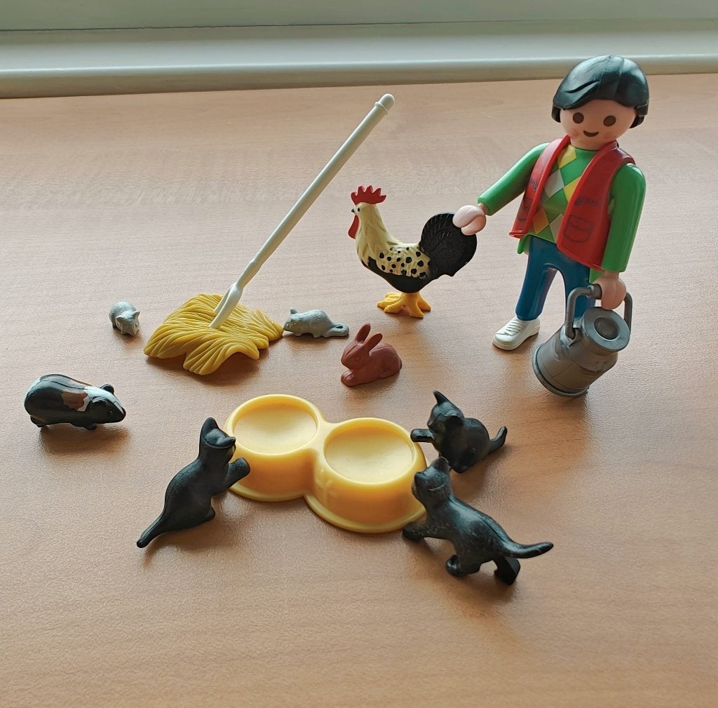 Playmobil boerderij dierenopvang, Ophalen, Zo goed als nieuw