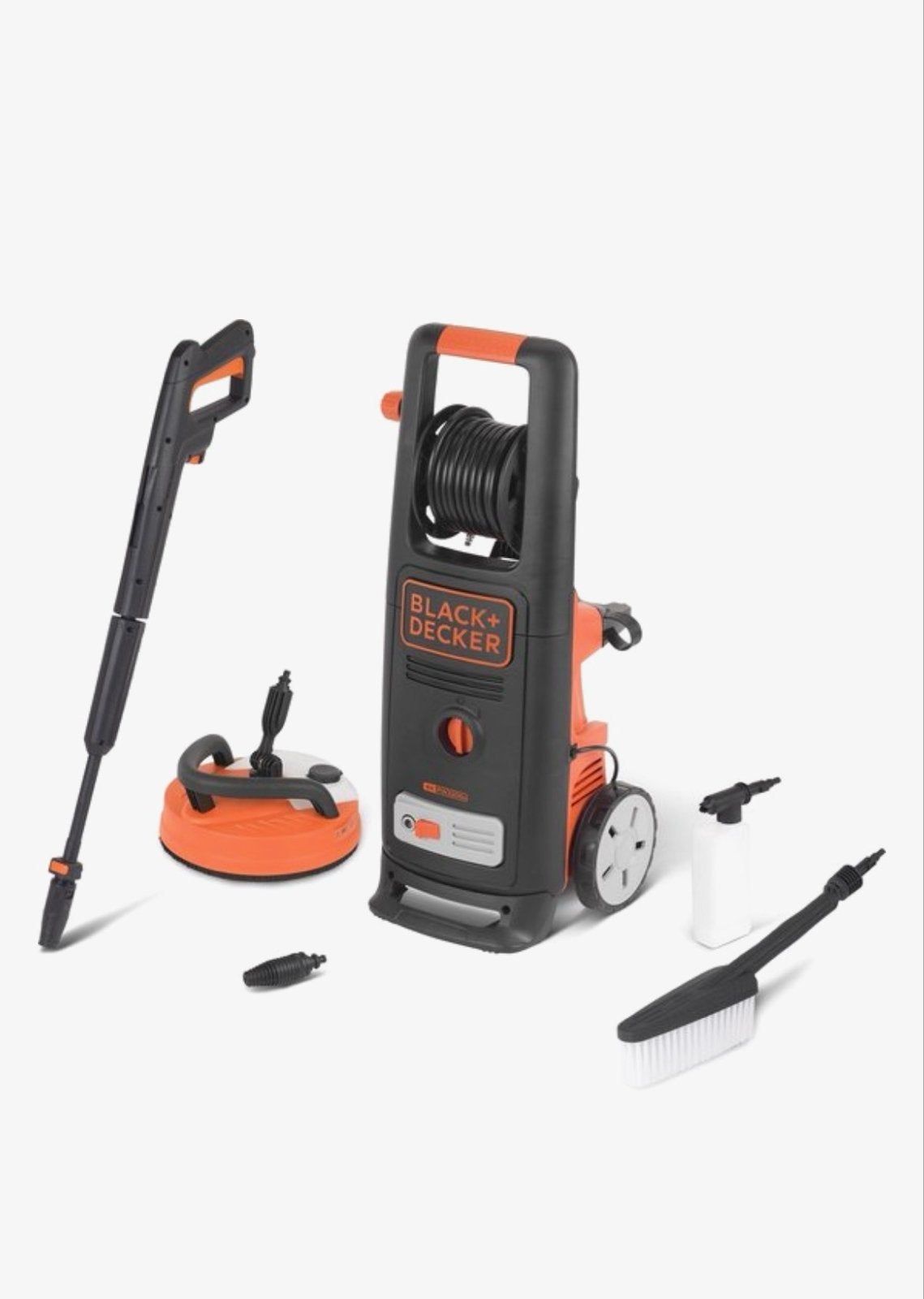 Black+Decker Hogedrukreiniger met accessoires, Ophalen, Zo goed als nieuw, Elektrisch