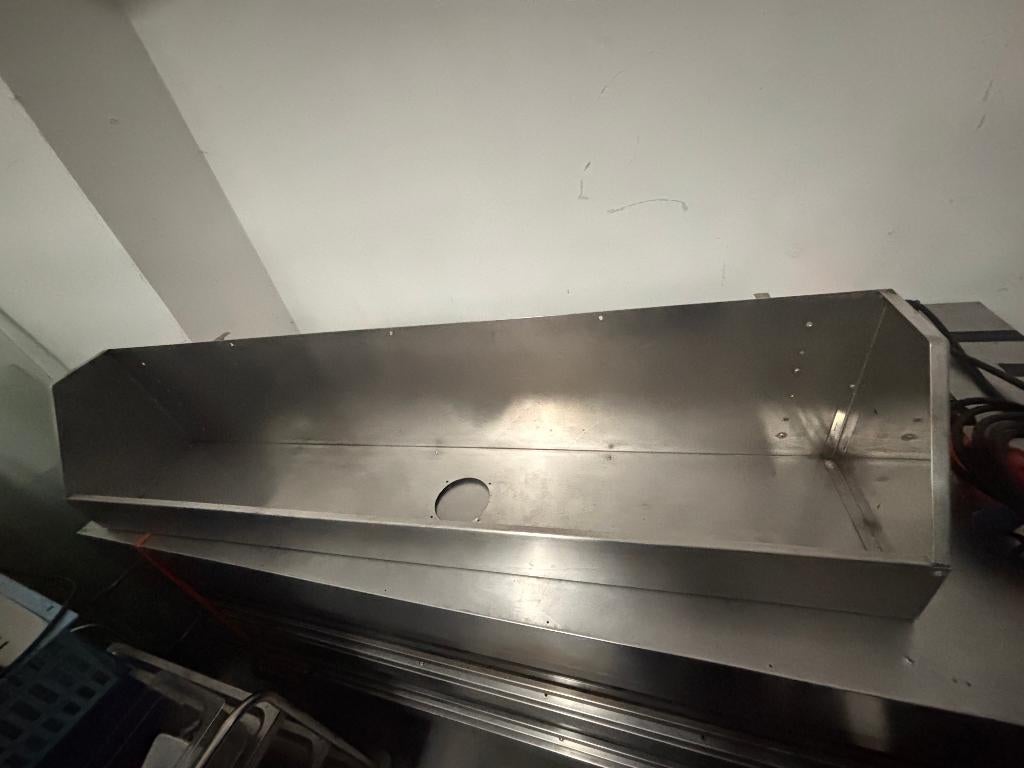 Smalle RVS afzuigkap - 173cm, Ophalen, Overige typen, Zo goed als nieuw, Vrijstaand