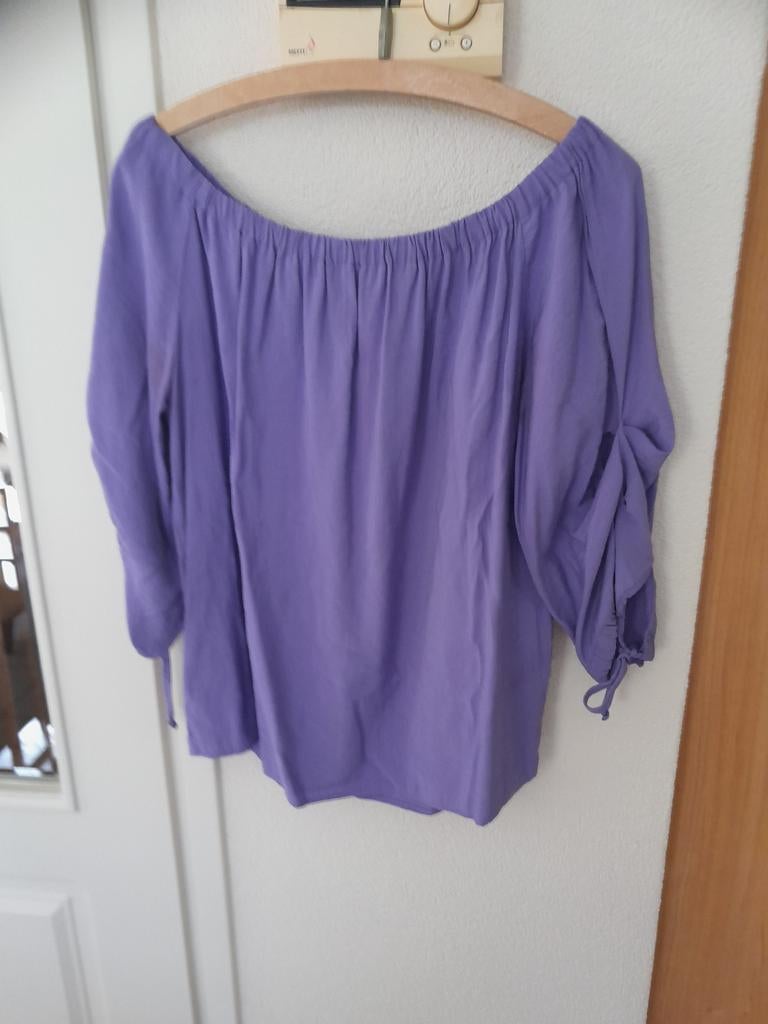 Lila paarse blouse top van Betty & Co maat 42., Kleding | Dames, Betty&co, Verzenden, Paars, Maat 42/44 (L)