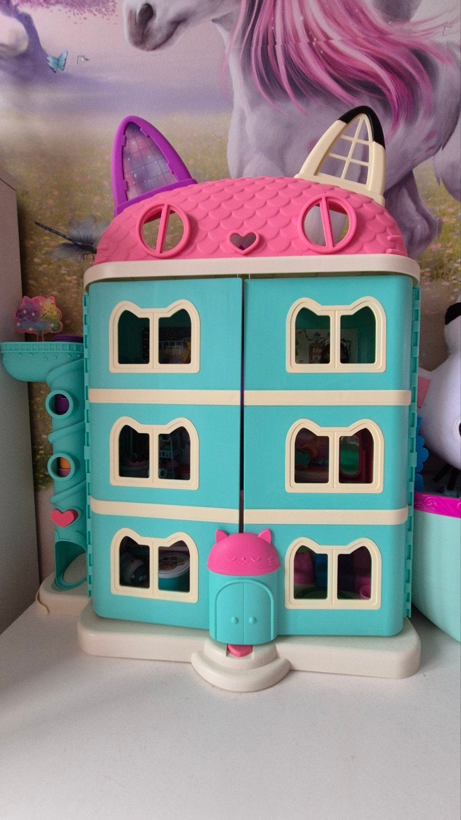 Gabby's Dollhouse met heel veel extra's!!, Ophalen, Zo goed als nieuw, Poppenhuis