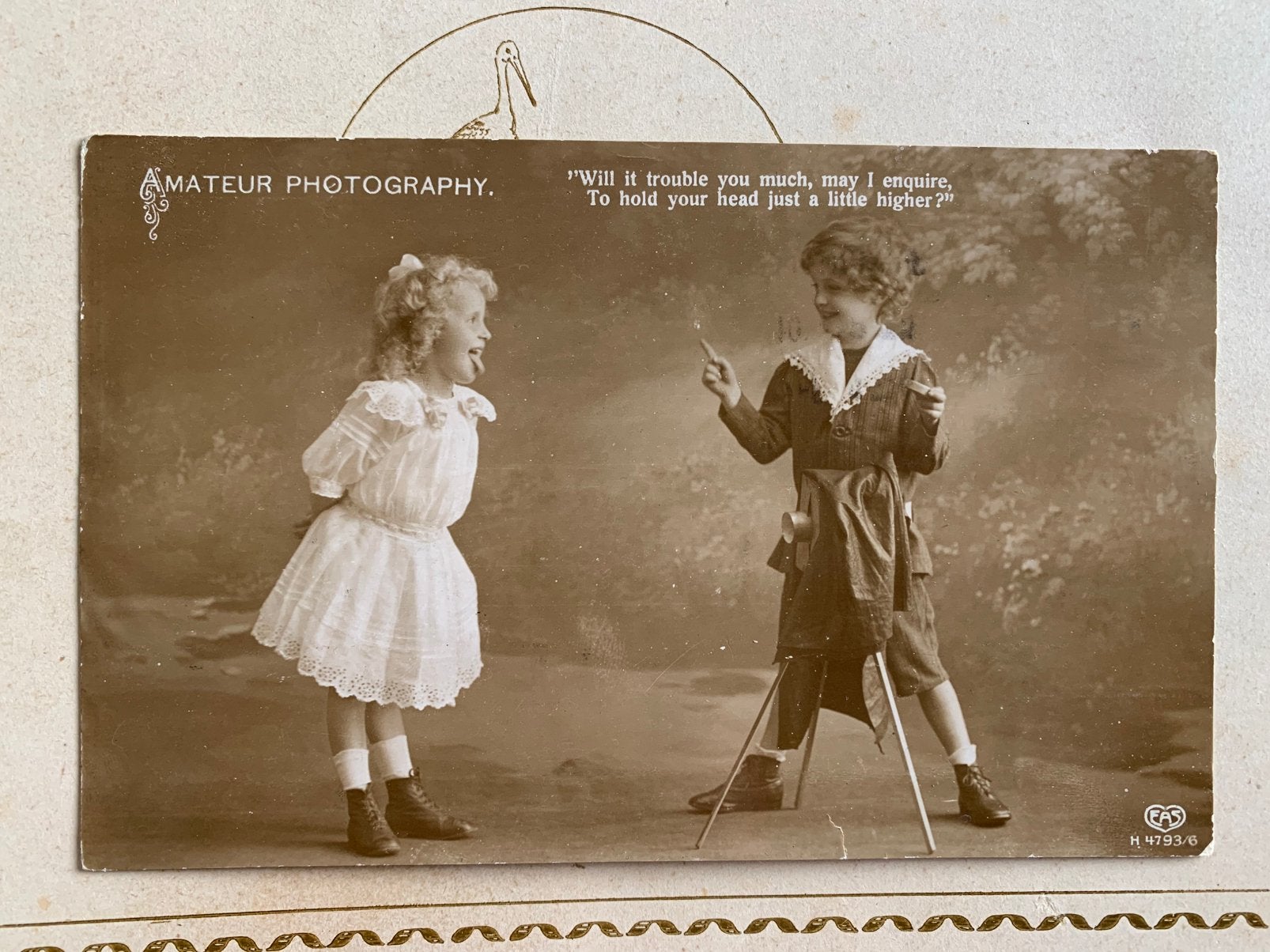 1912 De jonge fotograaf (HE), Ophalen of Verzenden, Voor 1920, Gelopen, Kinderen