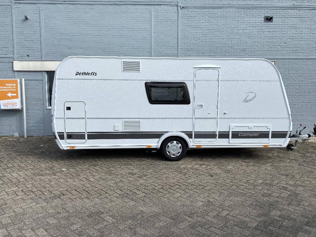 Dethleffs Camper 500QSK Stapelbed Airco Mover Voortent Luife, Kachel, Treinzit, Particulier, Dethleffs