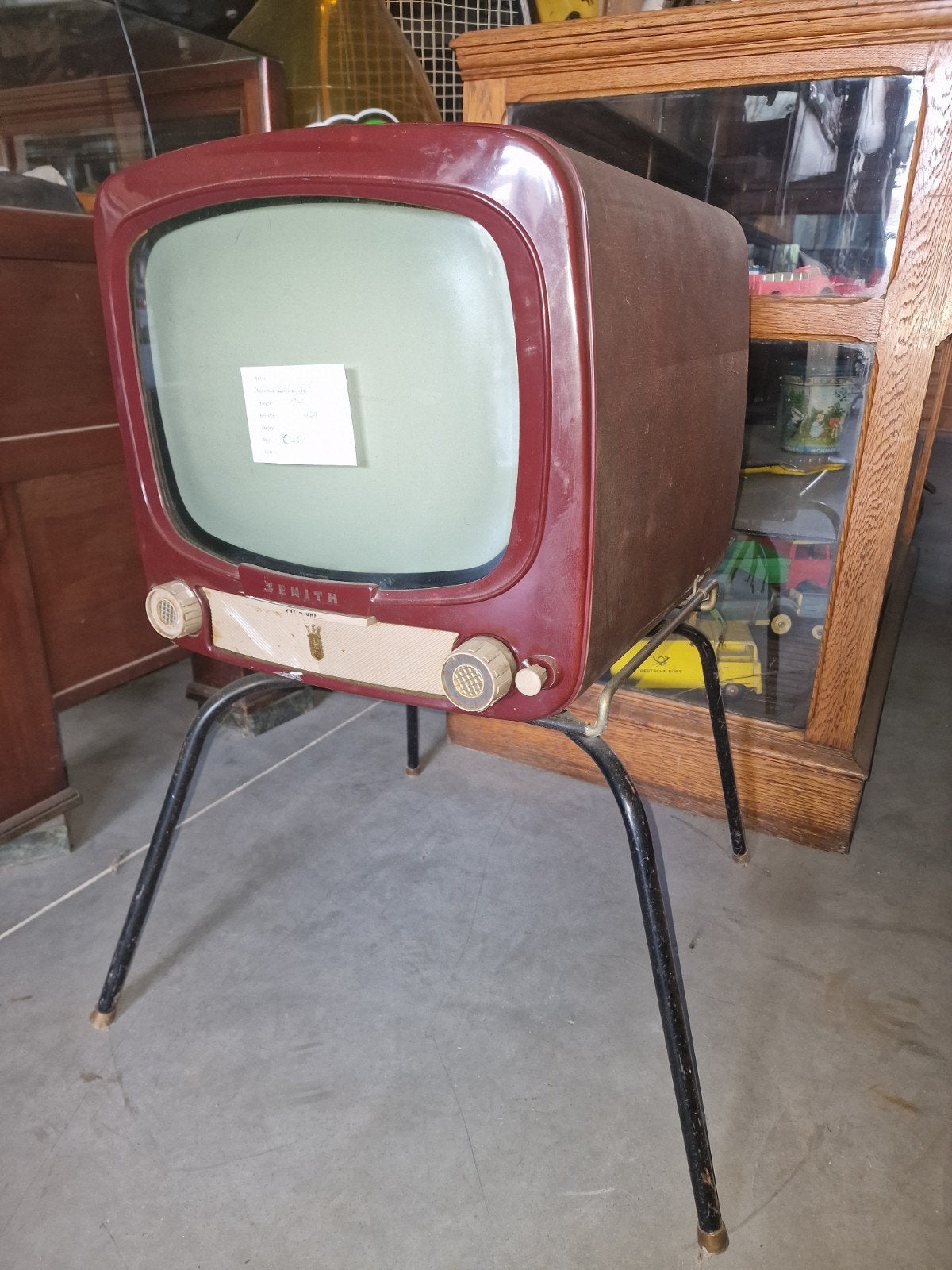 Vintage Zenith Bakelieten Televisie 1953 - Model L1820R, Ophalen
