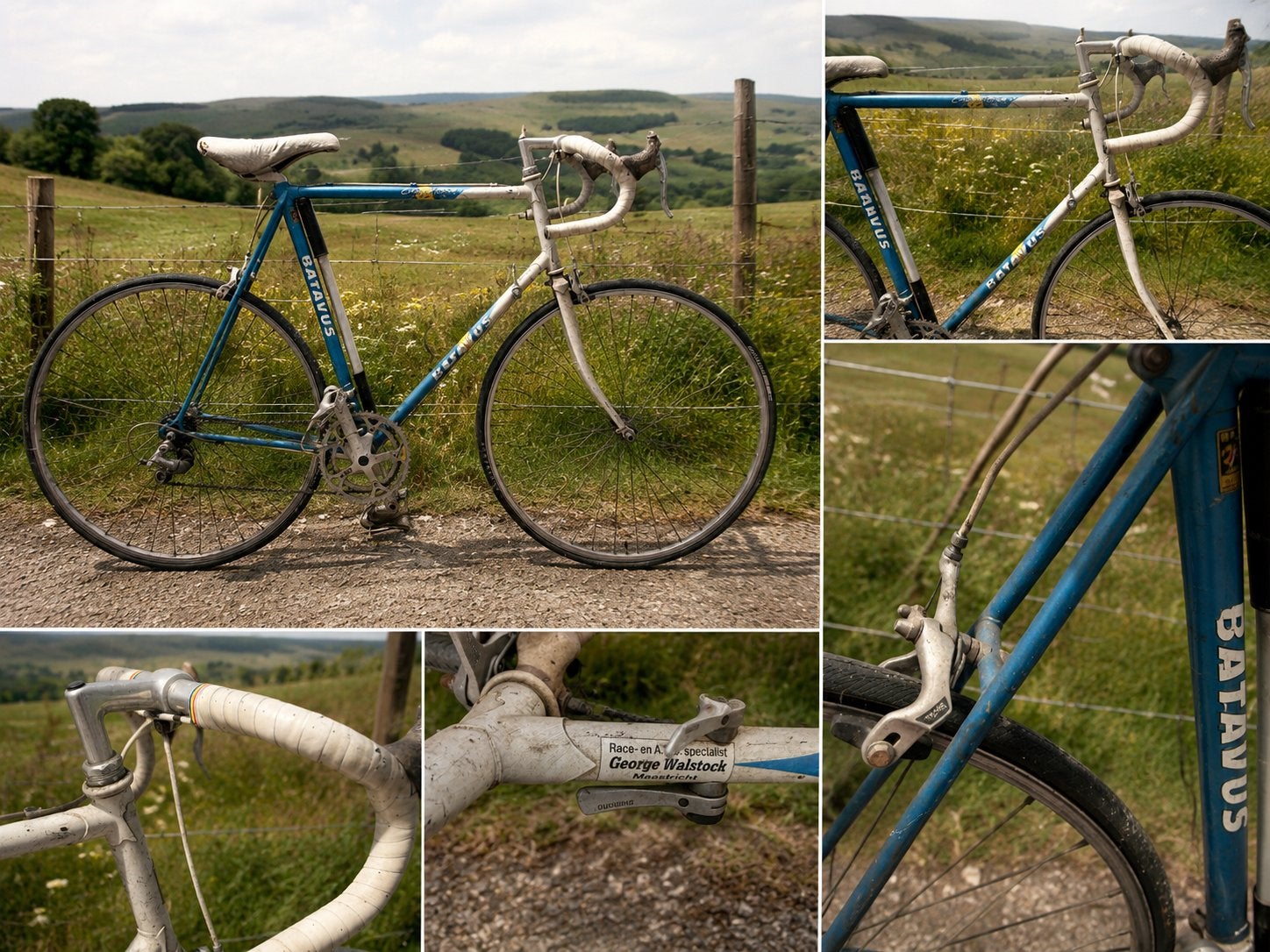 Vintage Batavus Champion Racefiets, Fietsen en Brommers, Fietsen | Racefietsen, Gebruikt, Heren, Batavus, 10 tot 15 versnellingen