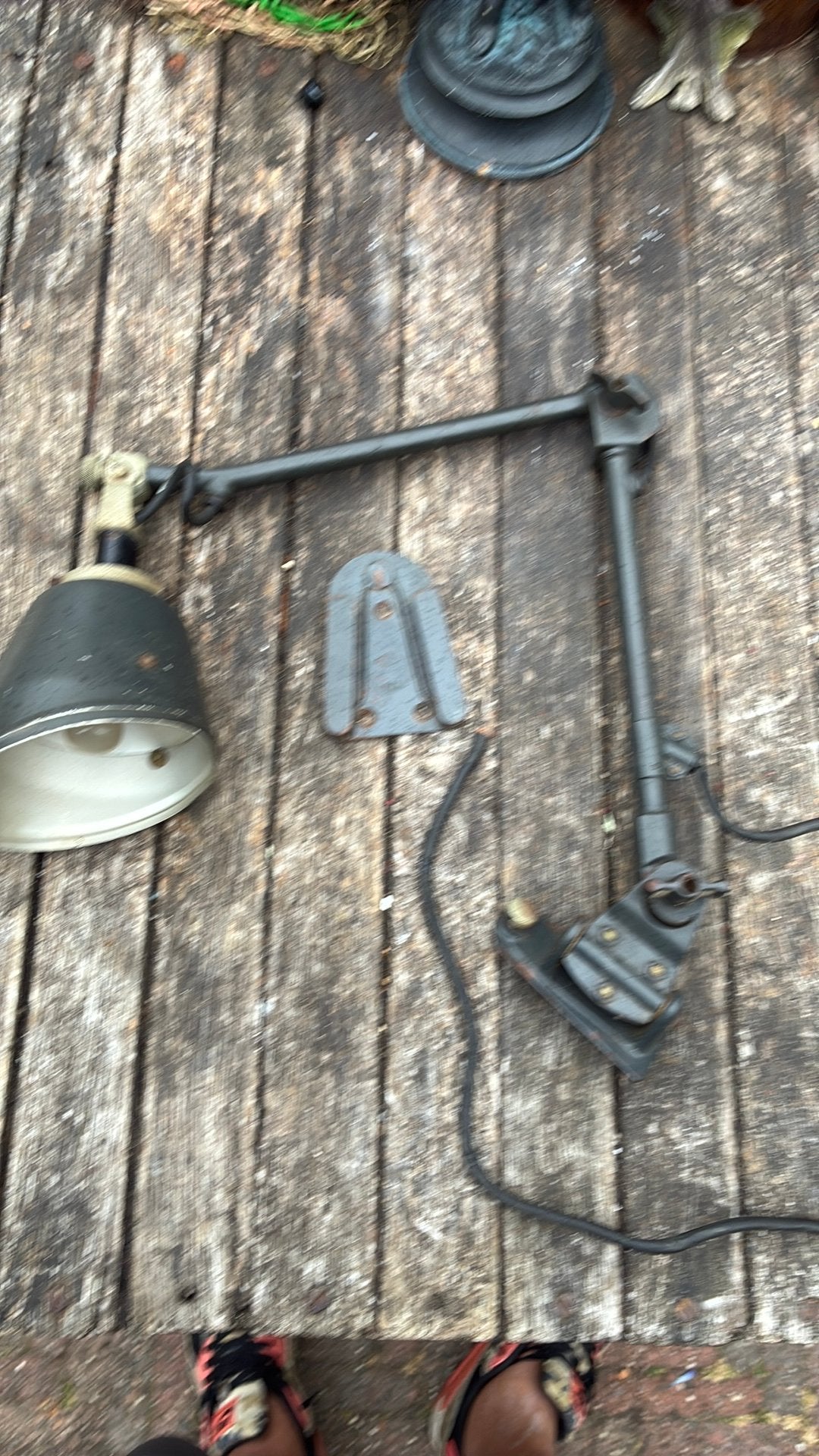 Vintage Midgard lamp by Curt Fischer, Ophalen of Verzenden, Gebruikt
