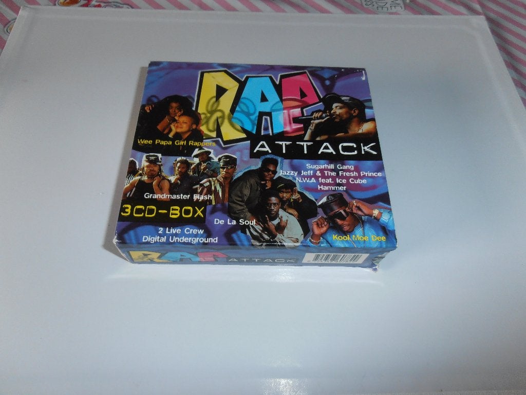 Rap Attack 3CD-Box met diverse artiesten, Ophalen of Verzenden, Zo goed als nieuw, Boxset