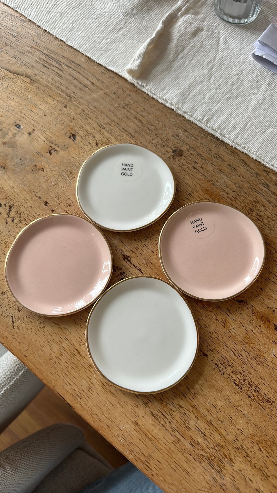 4 theezakjes houders Urban Nature Culture, Ø 8,5 cm, Ophalen, Overige typen, Zo goed als nieuw, Steen/keramiek