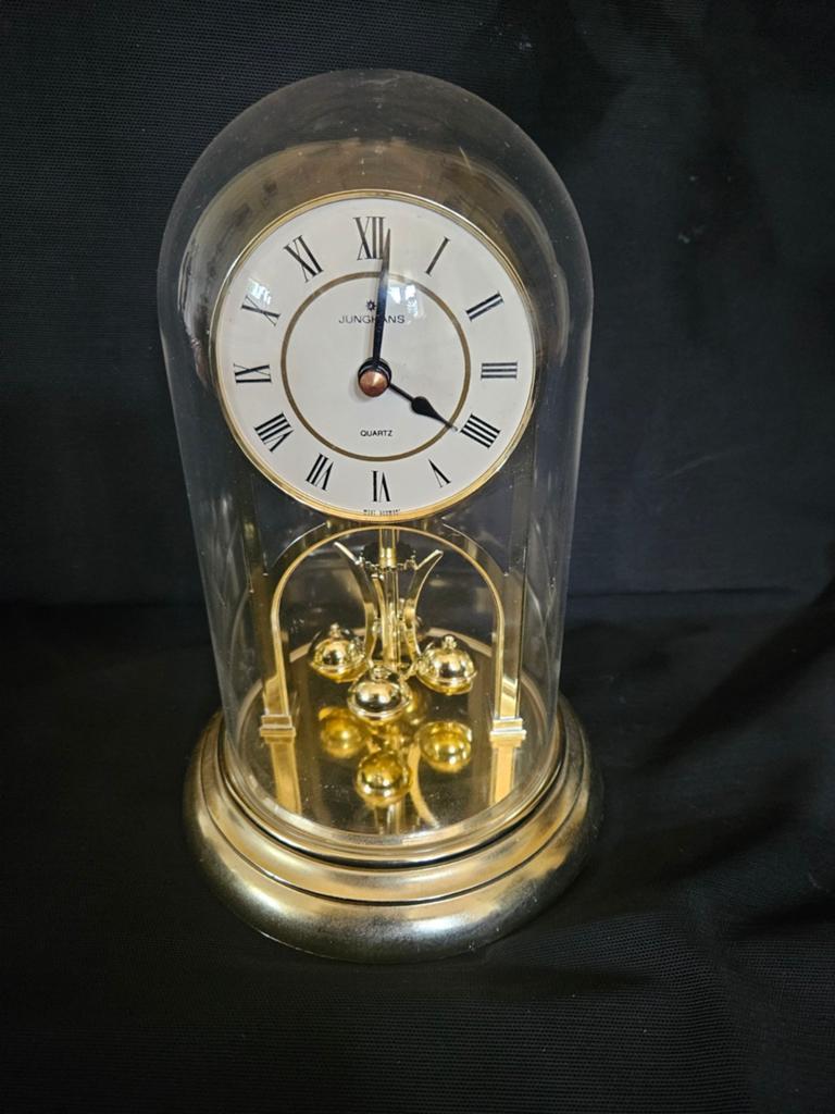 *** JUNGHANS TAFELKLOK MET STOLP ***, Antiek en Kunst, Ophalen of Verzenden