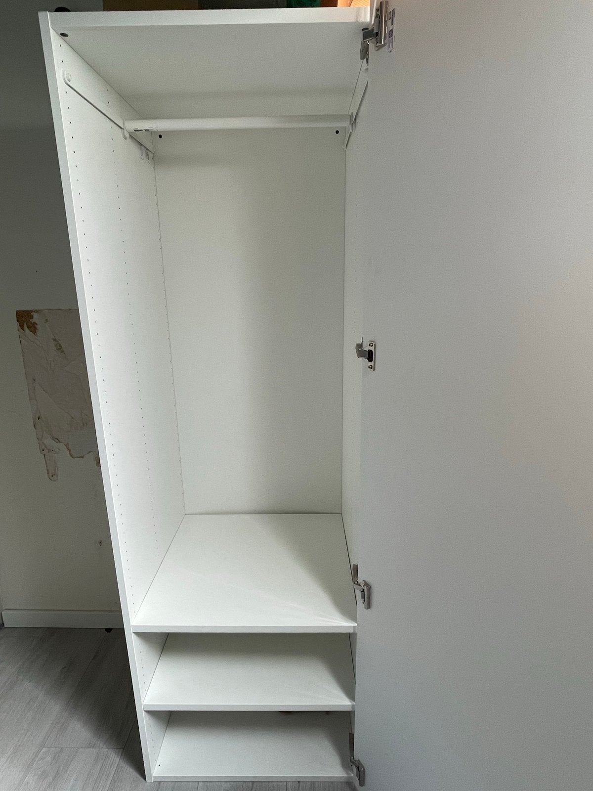 Ikea Platsa kast 2 planken, deur en hanger (excl. scharnier), Ophalen, 50 tot 100 cm, Zo goed als nieuw, 150 tot 200 cm