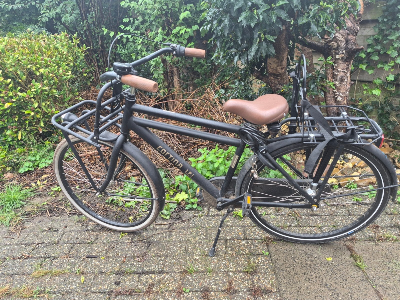 Cortina L4 jongensfiets 24 inch met rugzakdrager, Ophalen, Gebruikt, 24 inch, Versnellingen