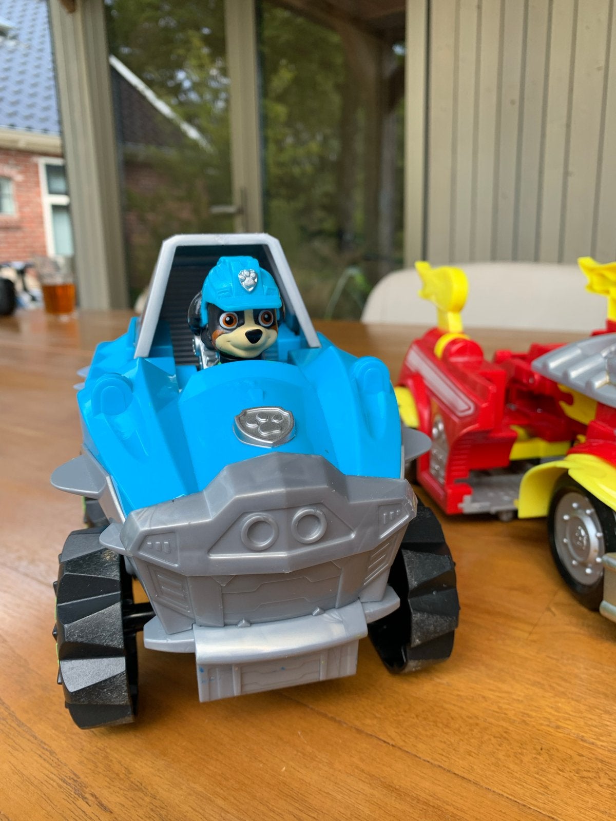 Grote Paw Patrol collectie met uitkijktoren en voertuigen, Ophalen, Gebruikt