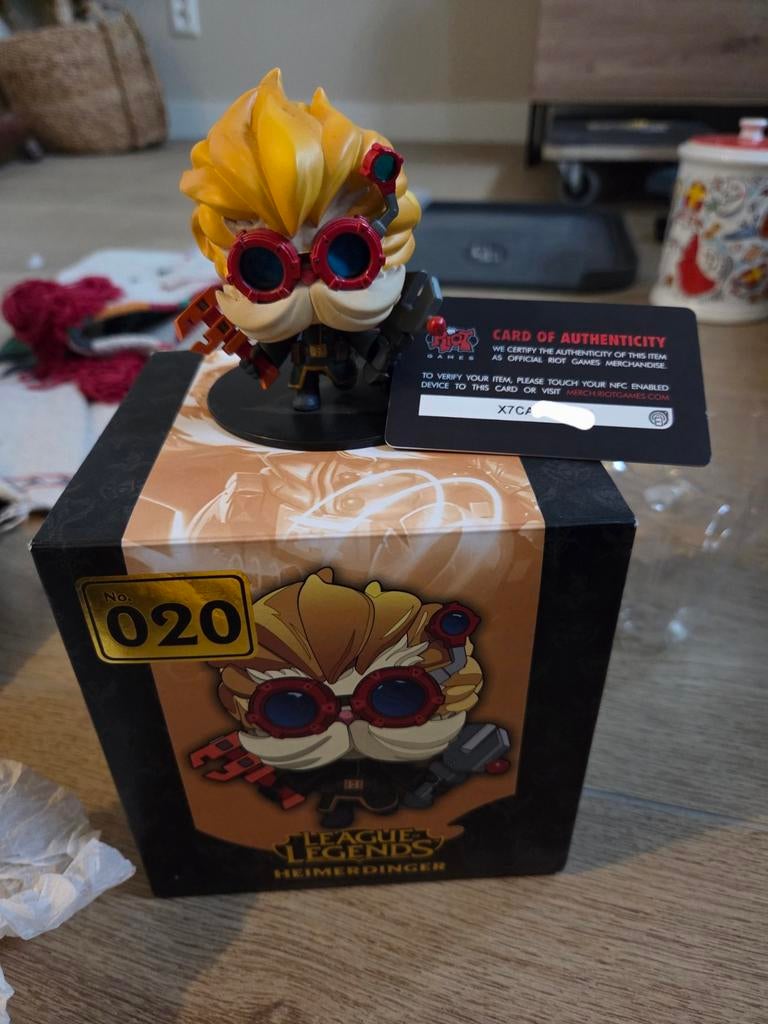 League of Legends Heimerdinger Figurine Worlds 2015, Ophalen of Verzenden, Zo goed als nieuw