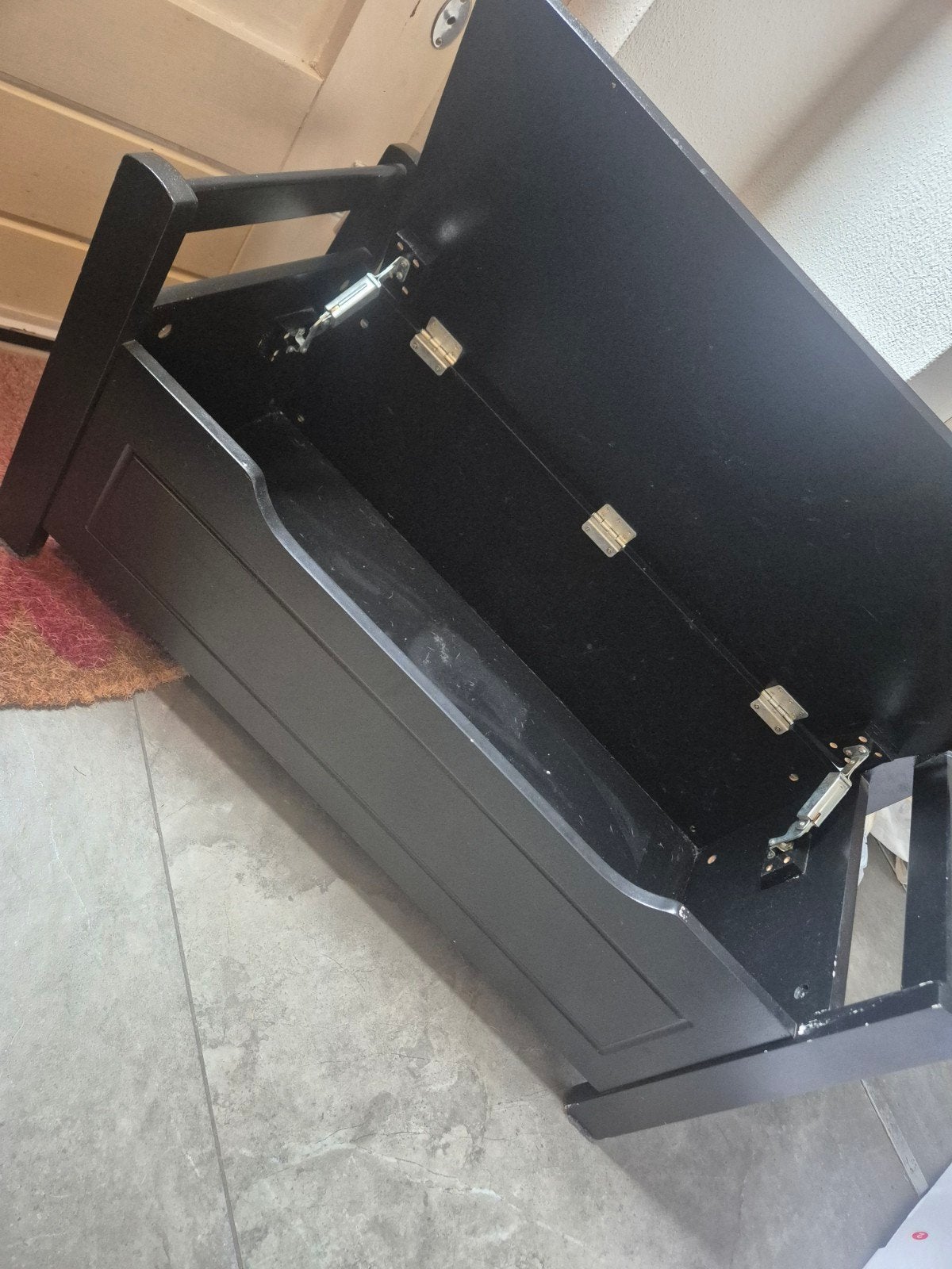 Bank kist, Huis en Inrichting, Woonaccessoires | Kisten, Ophalen, Gebruikt, 50 tot 100 cm, Minder dan 50 cm