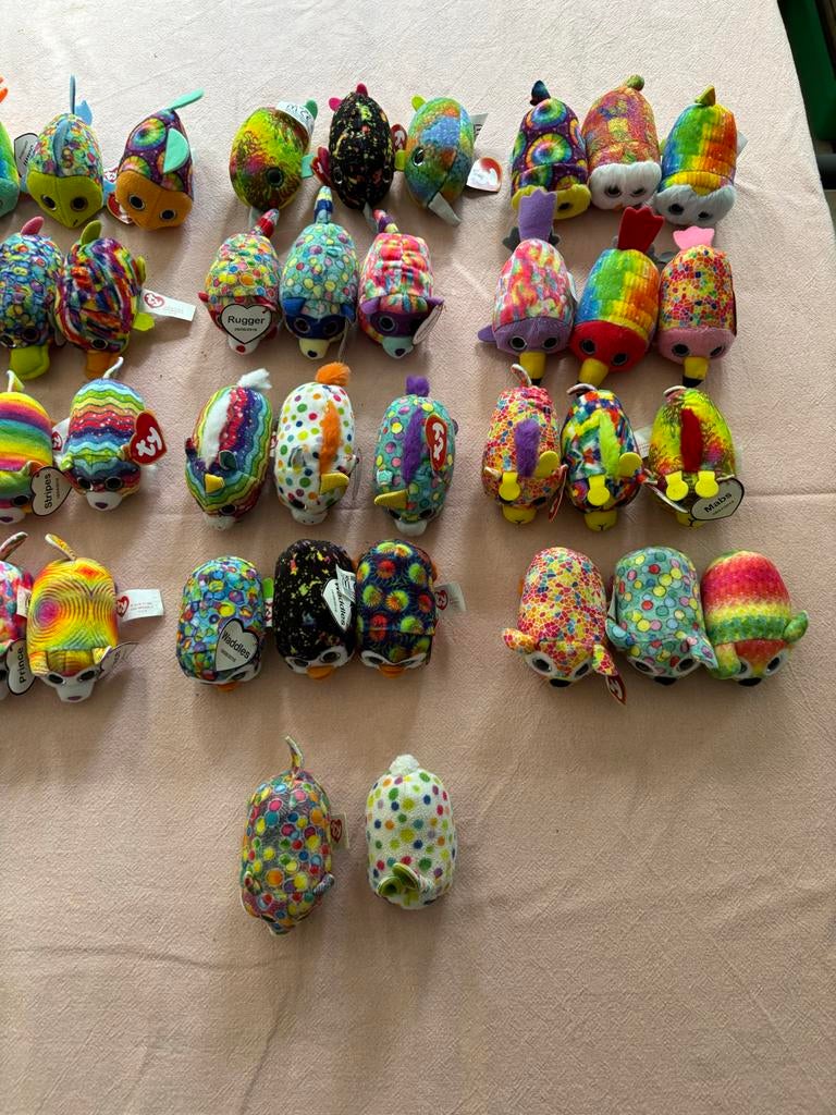 McDonalds 2019 jubileum Ty beanies Teeny Tys knuffels, Overige typen, Ophalen of Verzenden, Meerkleurig, Klein (minder dan 20 cm)