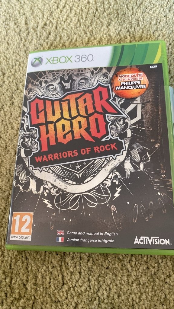 Guitar hero: warriors of rock xbox 360, Muziek, 1 speler, Ophalen of Verzenden, Zo goed als nieuw