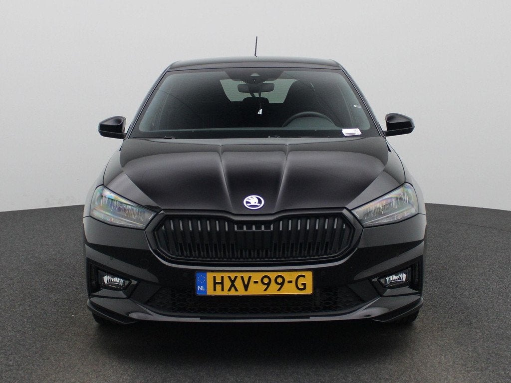 Skoda Fabia 1.0 TSI Monte Carlo Verwarmbare voorstoelen | 18, Auto's, Skoda, Gebruikt, Euro 6, Zwart, Origineel Nederlands