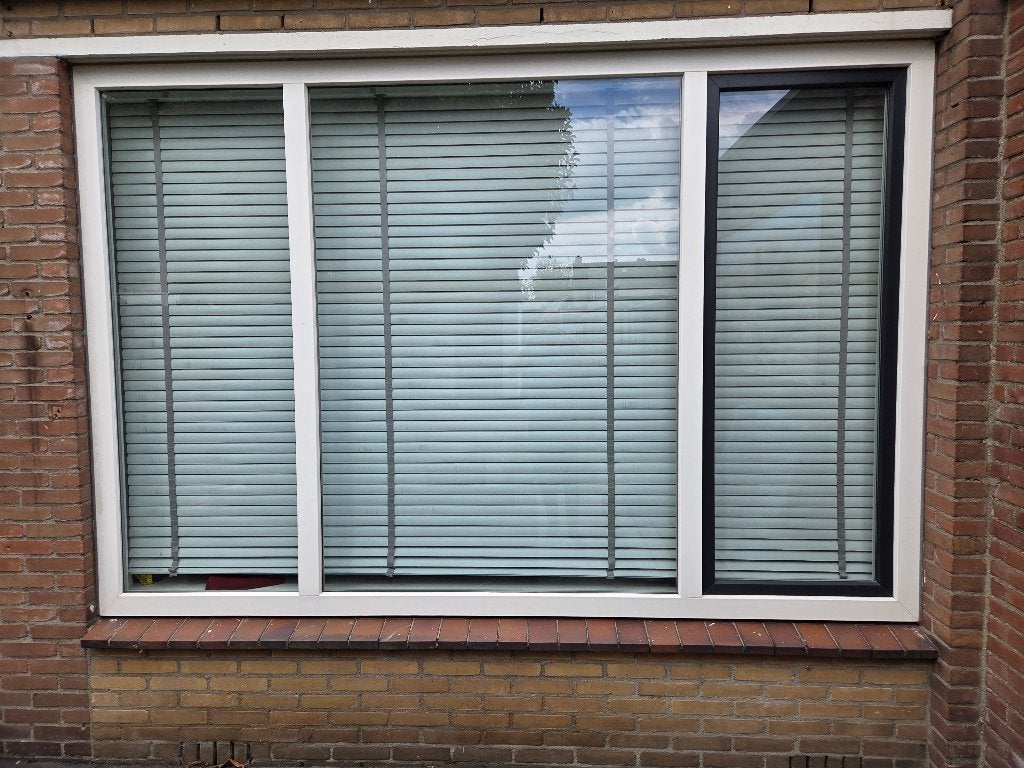 Raamkozijn incl glas te koop!, Ophalen, Kunststof, Zo goed als nieuw, 150 tot 225 cm